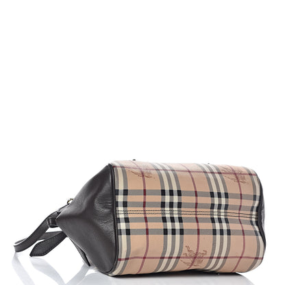 Burberry Haymarket Check Small Blaze Satchel Chocolate 5 of 11