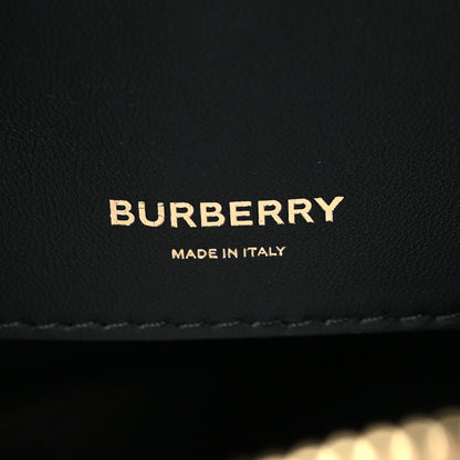 Burberry Grainy Calfskin Medium Cube Bowling Bag Biscuit 6 of 10