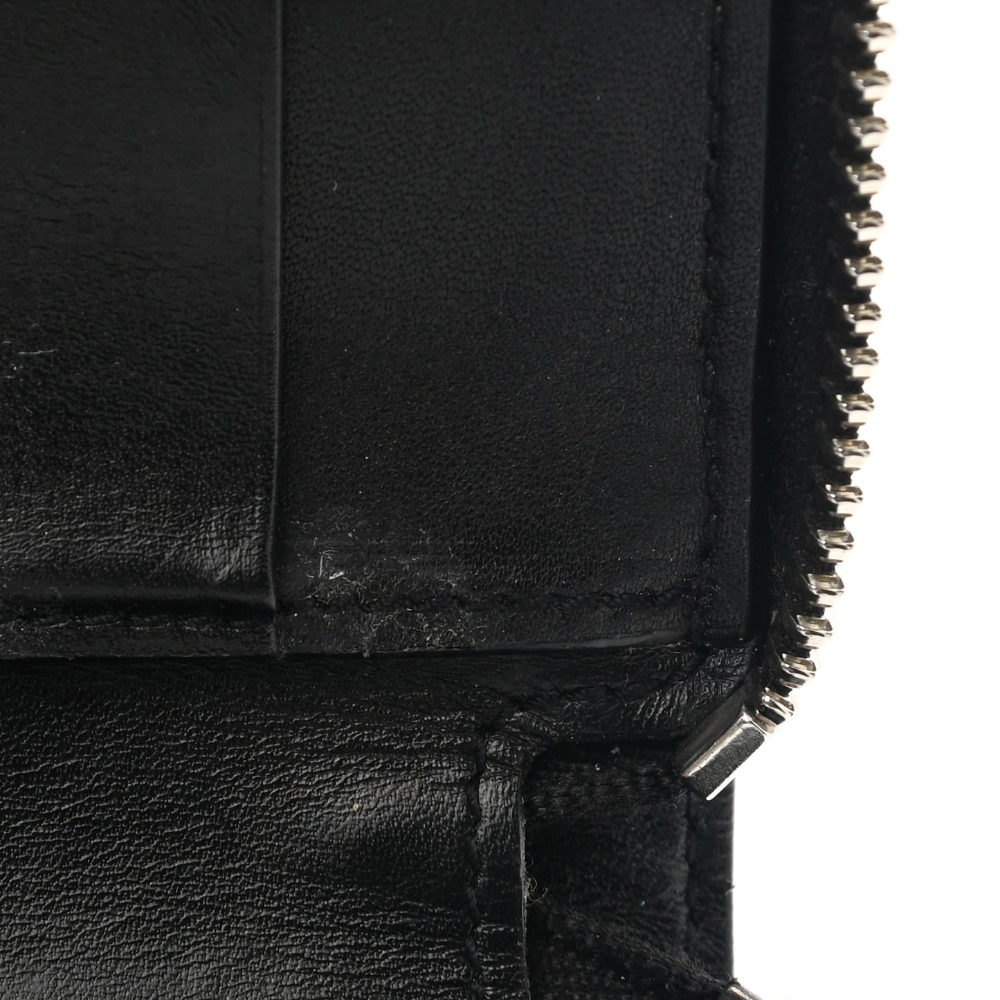 Ultra Calfskin Monogram Mens Zip Around Continental Wallet Black