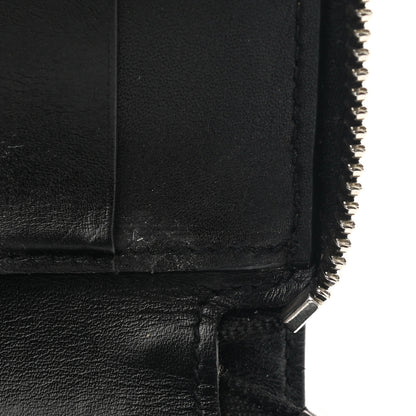 Saint Laurent Ultra Calfskin Monogram Mens Zip Around Continental Wallet Black 8 of 8