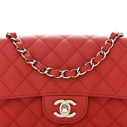 Chanel Caviar Quilted Mini Rectangular Flap Red 8 of 10