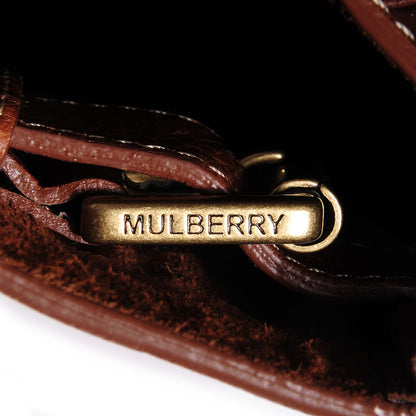 Mulberry Crocodile Embossed Bayswater Satchel Oak 8 of 10