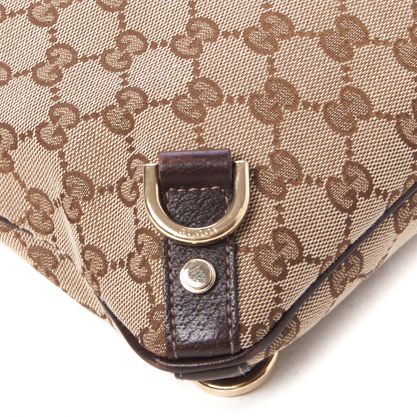 Monogram Abbey Messenger Bag Dark Brown