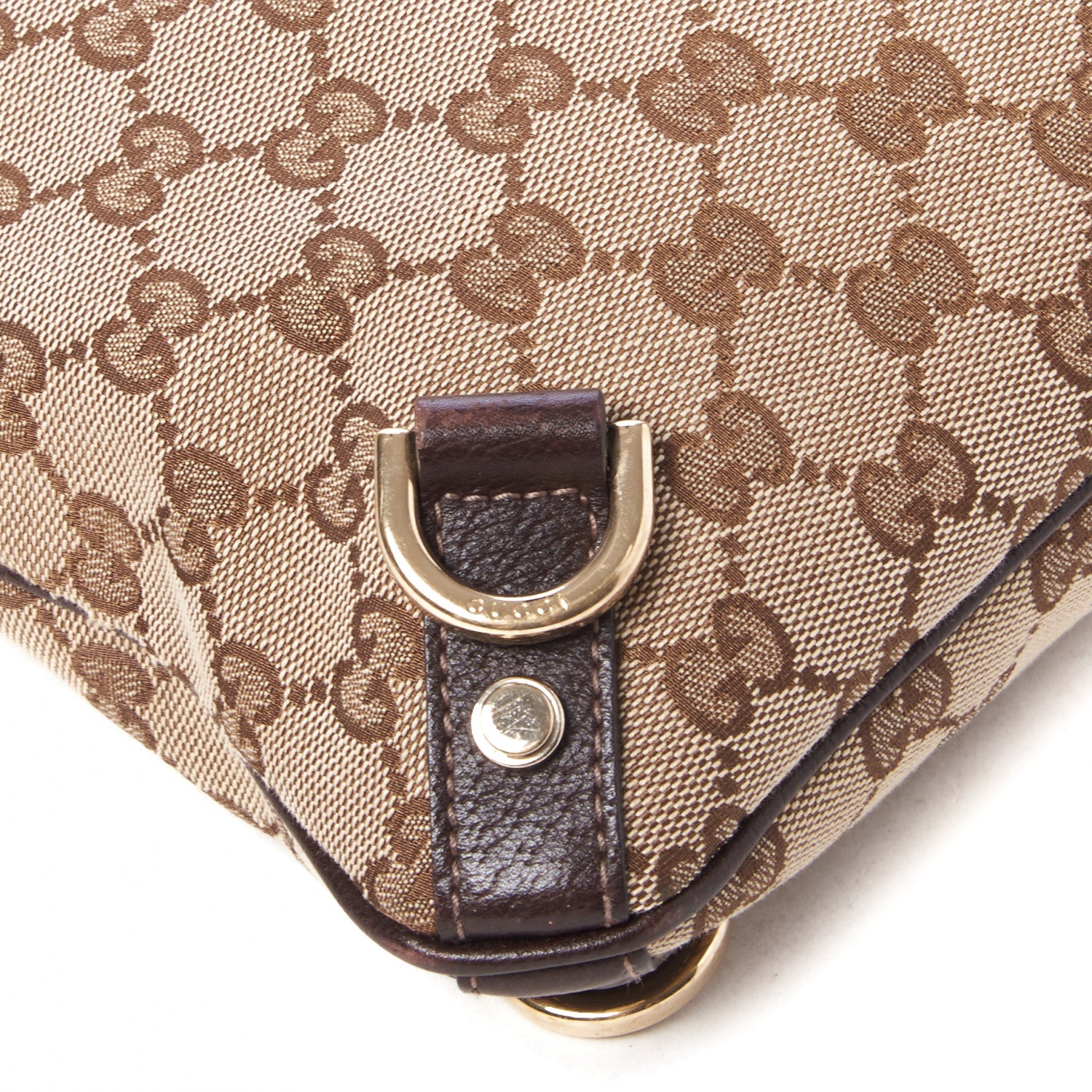 Gucci Monogram Abbey Messenger Bag Dark Brown 5 of 8