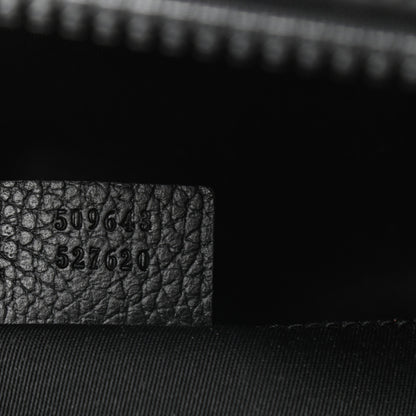 Gucci Nylon Monogram Fanny Pack Belt Bag Black 7 of 9