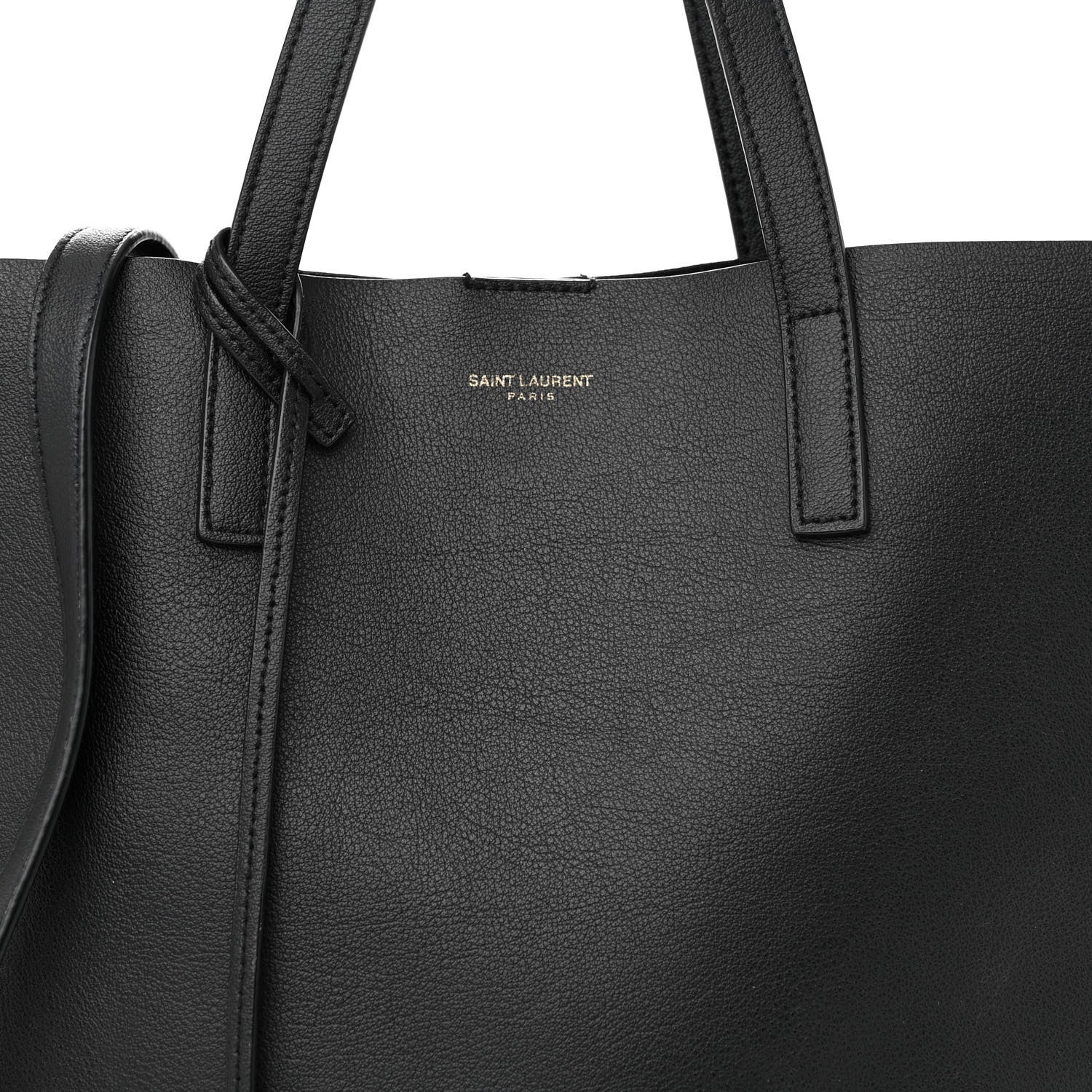 Saint Laurent Calfskin Toy Shopping Tote Black 8 of 11