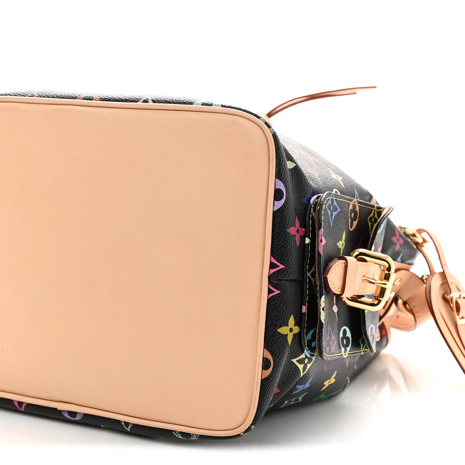 Louis Vuitton Monogram Multicolor Petit Noe Black 9 of 9