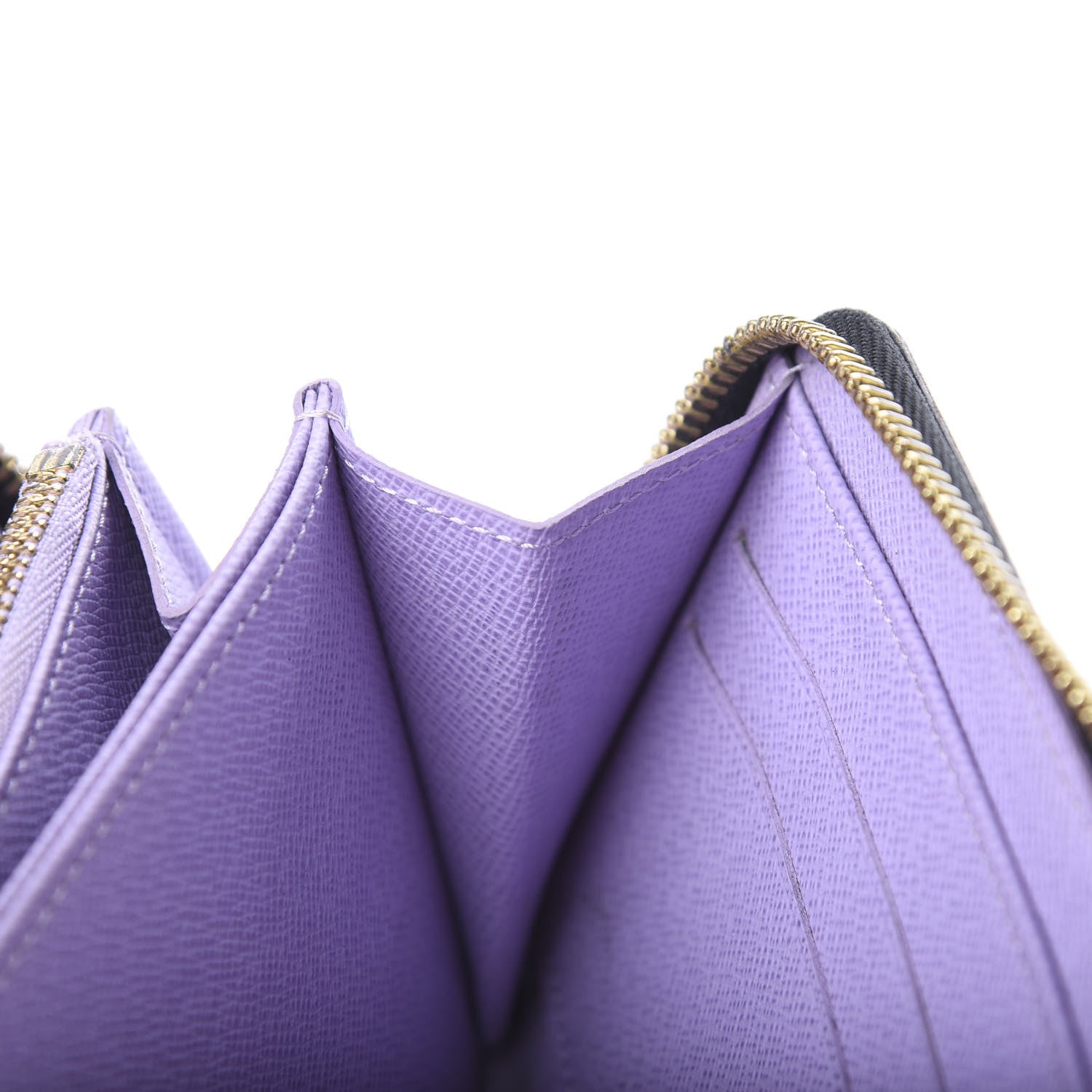 Louis Vuitton Monogram Multicolor Zippy Wallet Black Violet 11 of 14