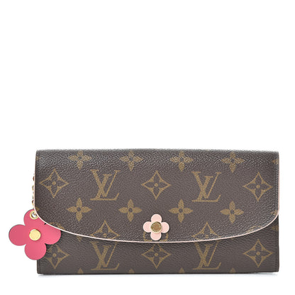 Louis Vuitton Monogram Bloom Flower Emilie Wallet 1 of 14