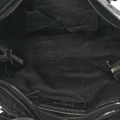Balenciaga Agneau Silver Metallic Edge Hardware City Black 5 of 9