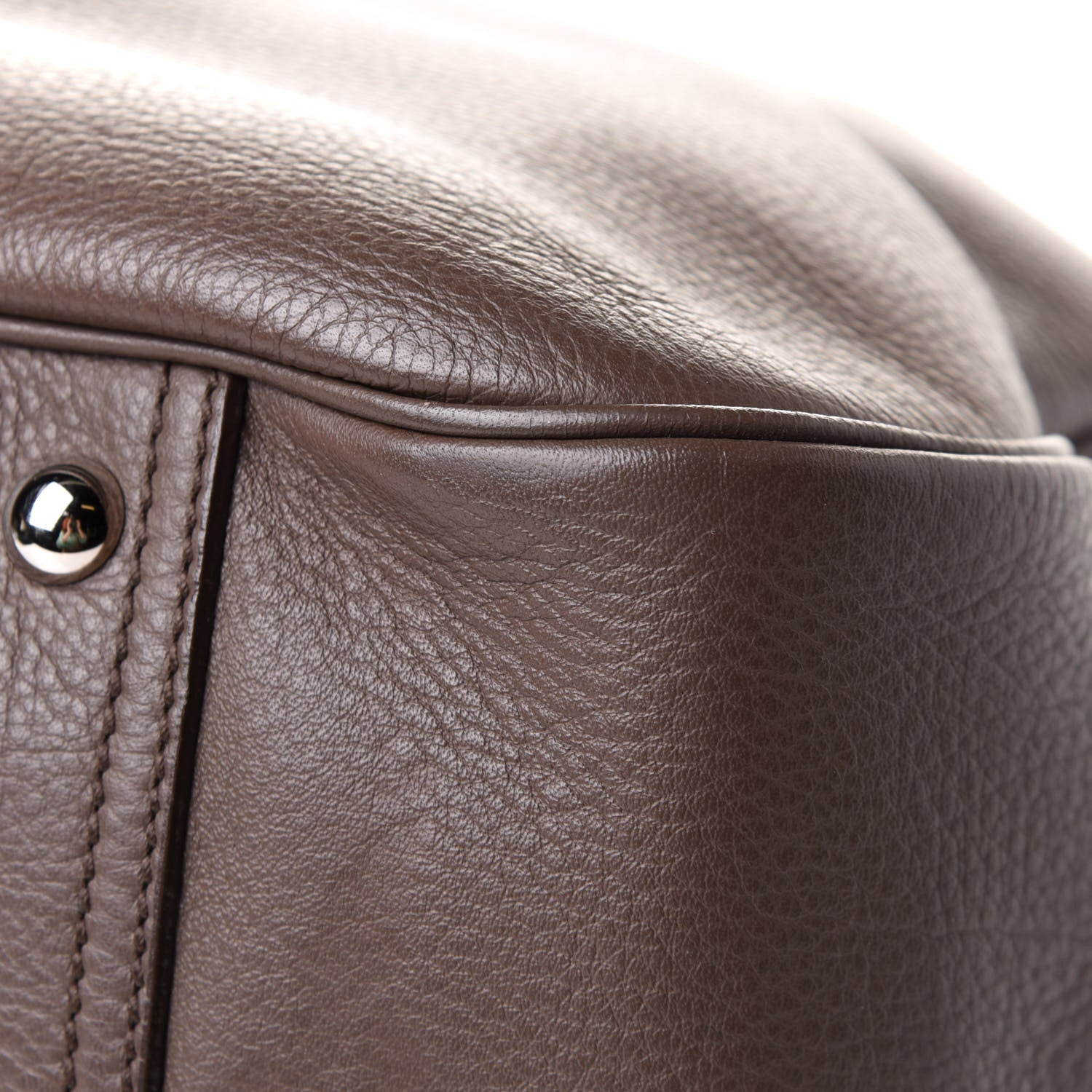 Saint Laurent Calfskin Large Y Bow Tote Taupe 11 of 12