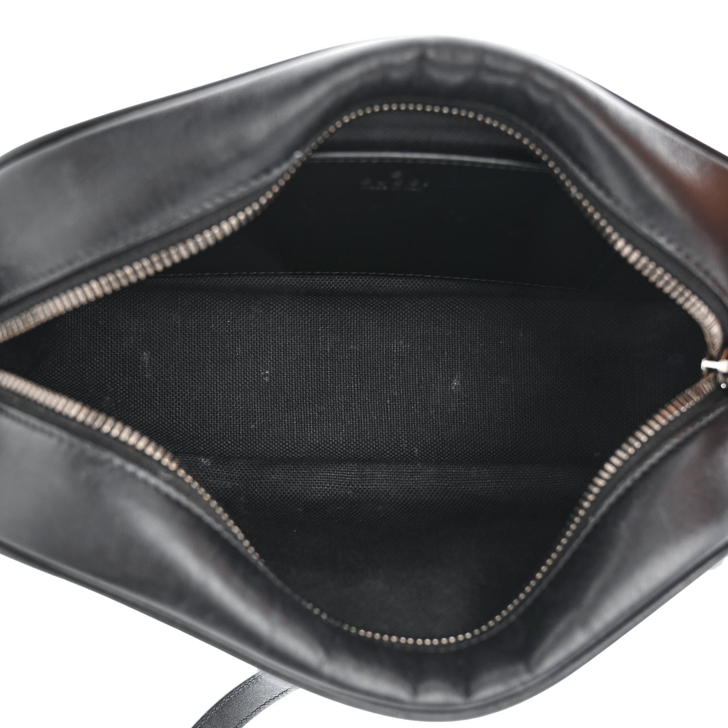 Gucci Calfskin Matelasse Monochrome Small GG Marmont Chain Shoulder Bag Black 5 of 12