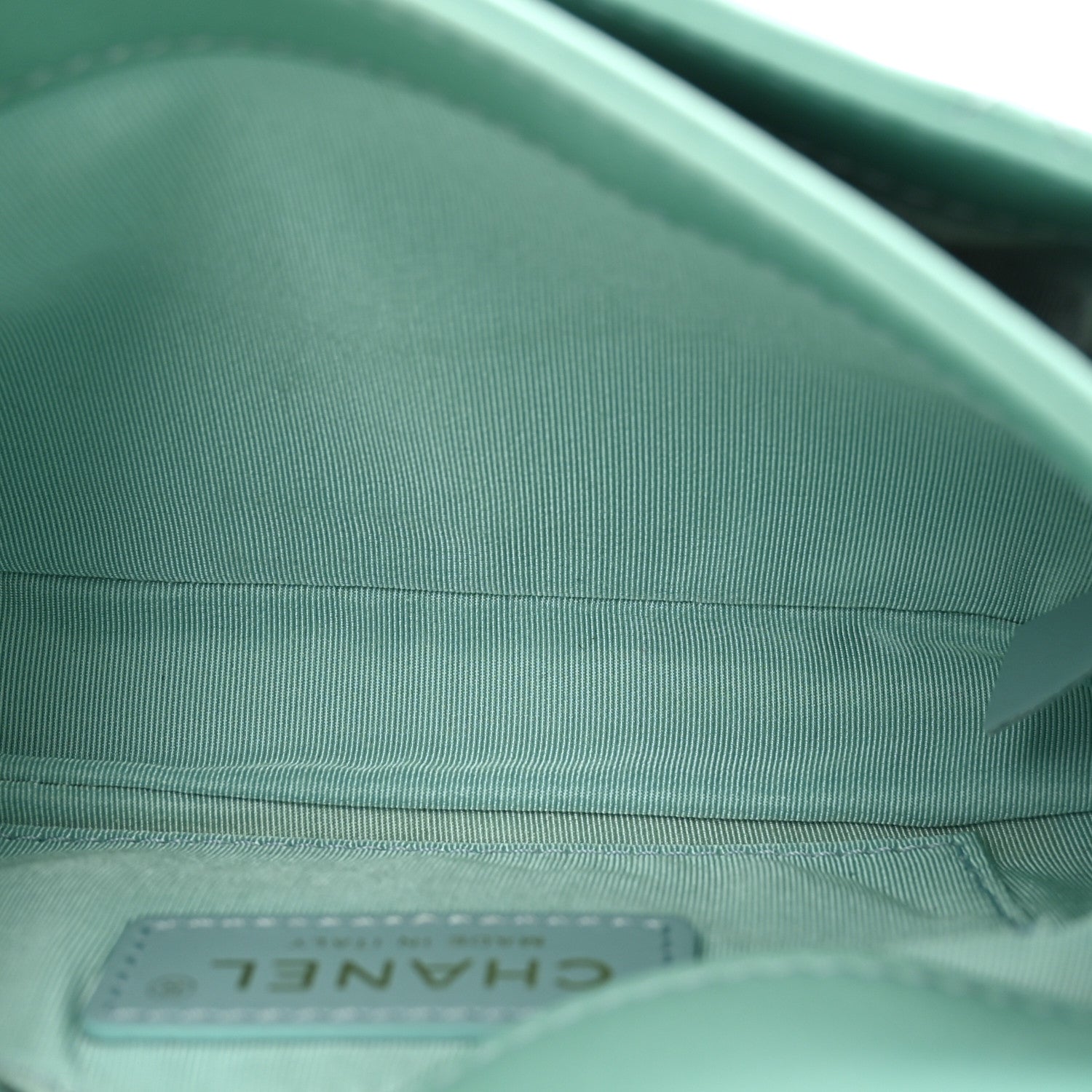 Chanel Calfskin Quilted Top Handle Flap Light Blue 5 of 10
