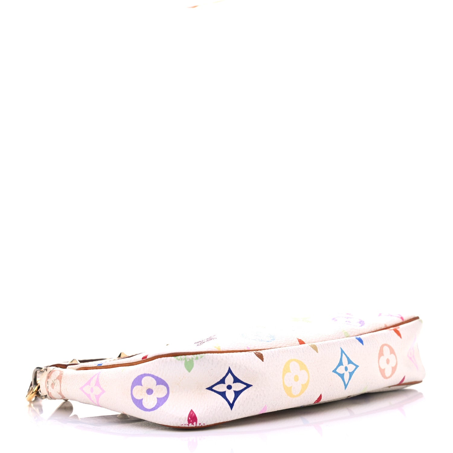 Louis Vuitton Monogram Multicolor Pochette Accessories White 3 of 15