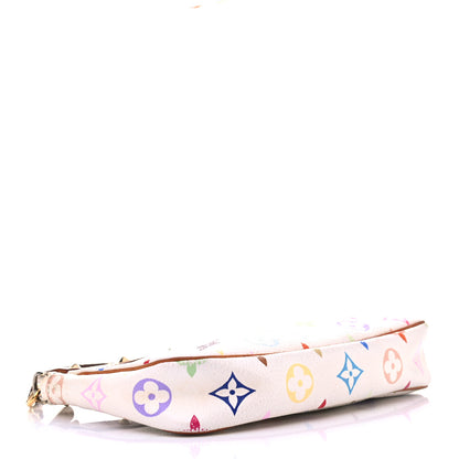 Louis Vuitton Monogram Multicolor Pochette Accessories White 3 of 15