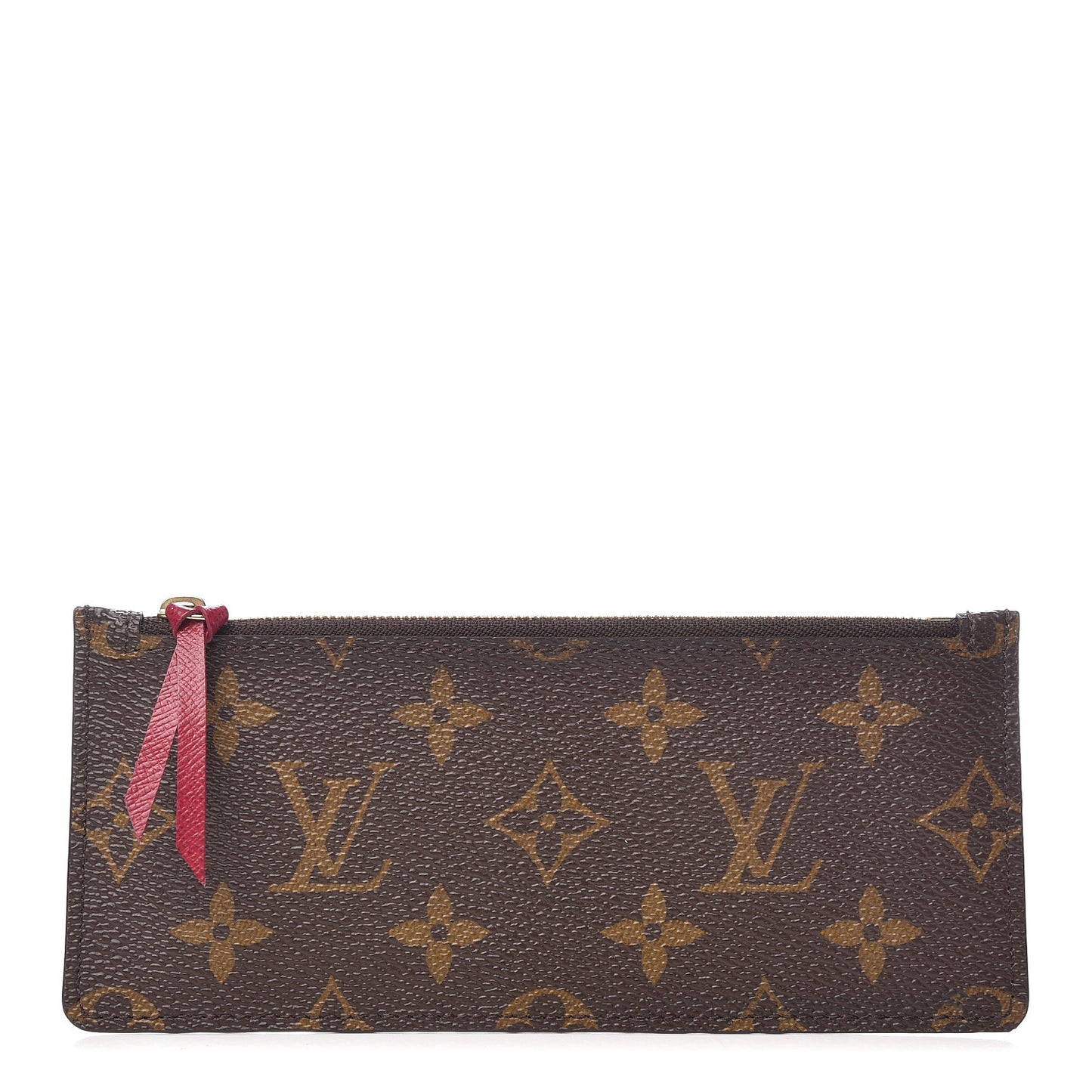 Monogram Josephine Wallet Zippered Insert Fuchsia