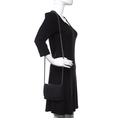 Chanel Caviar Timeless CC Wallet On Chain WOC Black 2 of 14