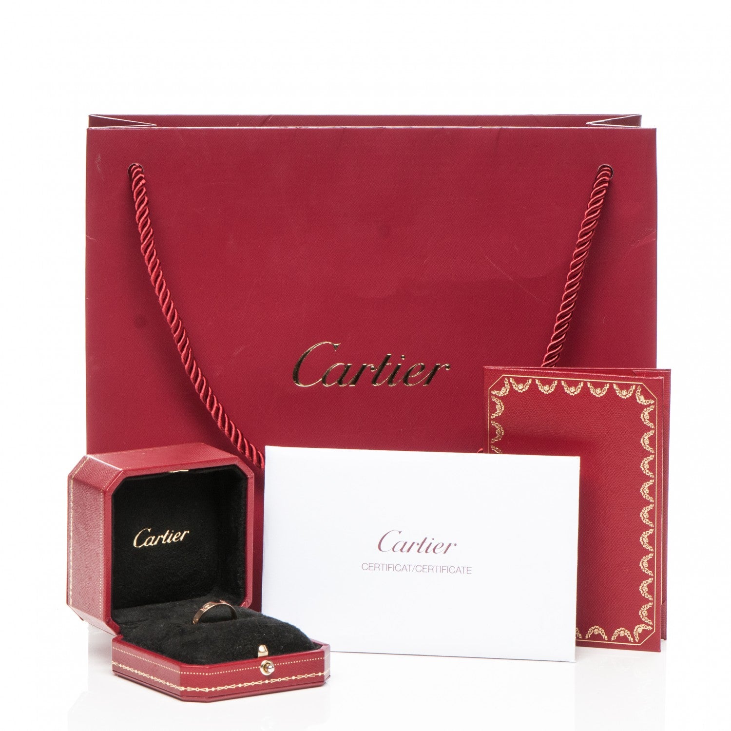 Cartier 18K Yellow Gold 4mm LOVE Wedding Band Ring 59 9 5 of 5