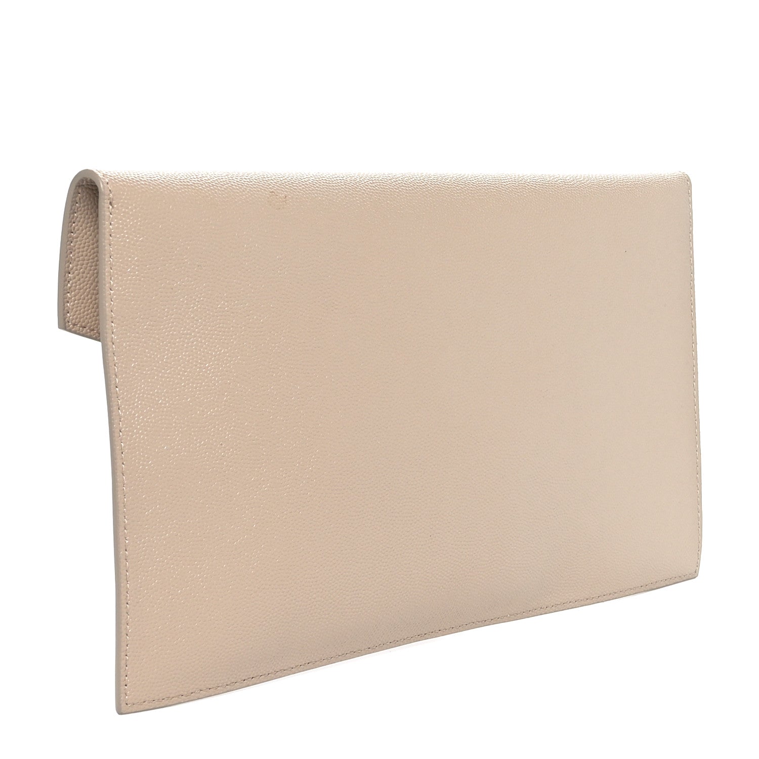 Saint Laurent Grain De Poudre Uptown Pouch Dark Beige 3 of 6
