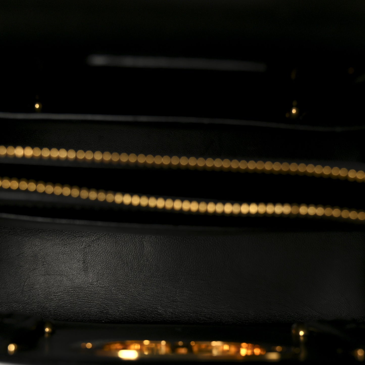 Calfskin Macrocannage Medium St. Honore Tote Black