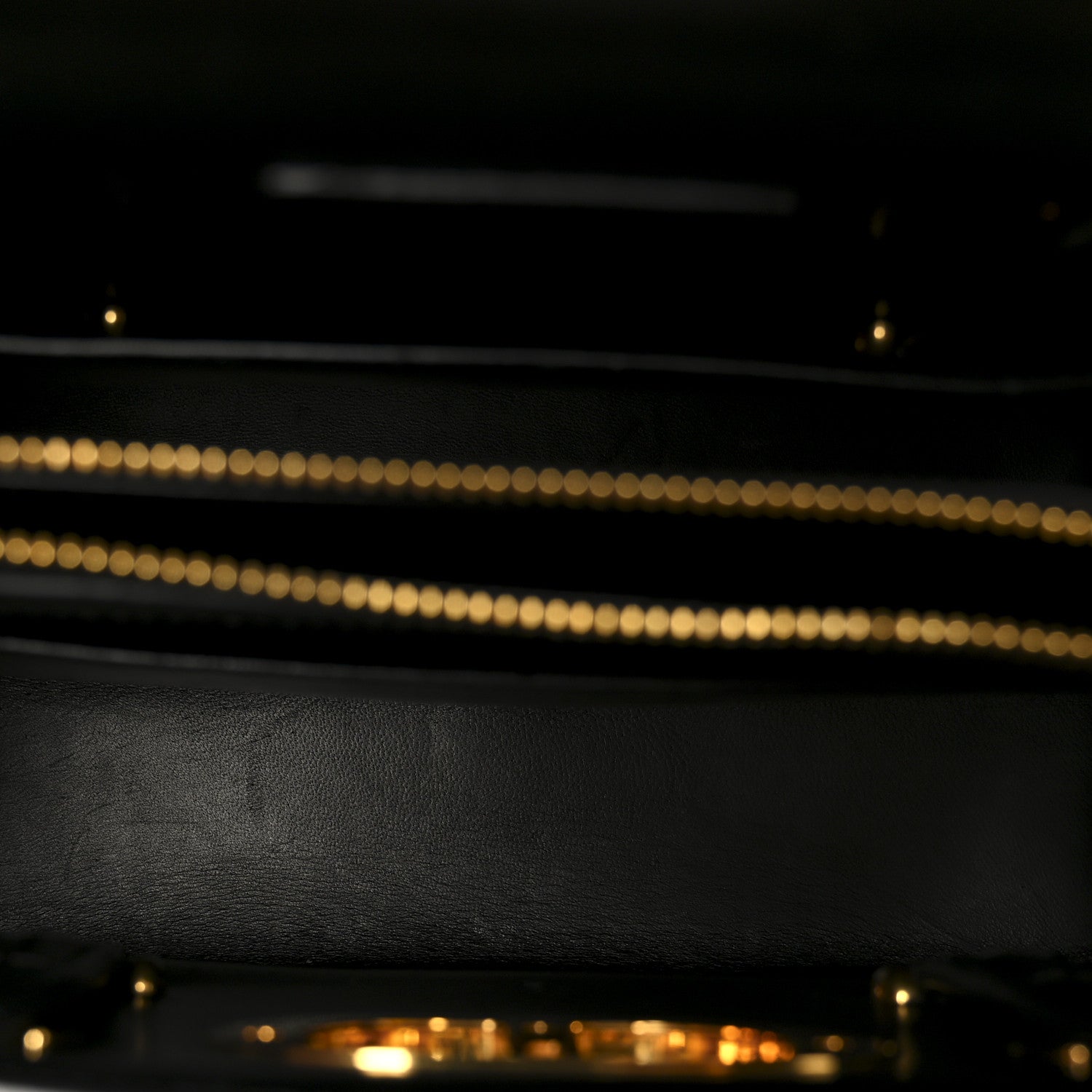 Christian Dior Calfskin Macrocannage Medium St. Honore Tote Black 5 of 10