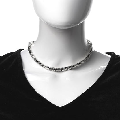 John Hardy Sterling Silver 18K Yellow Gold 7.5mm Classic Chain Necklace 2 of 5