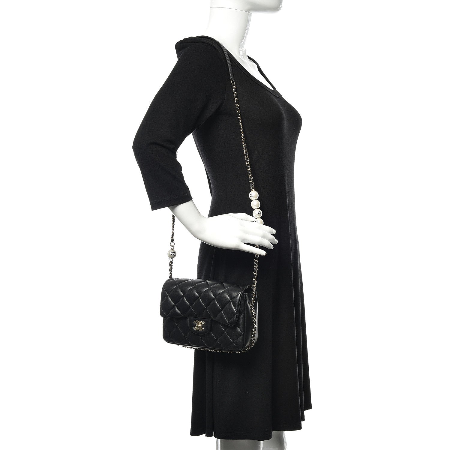 Chanel Lambskin Quilted Small My Precious Flap Black 2 of 11