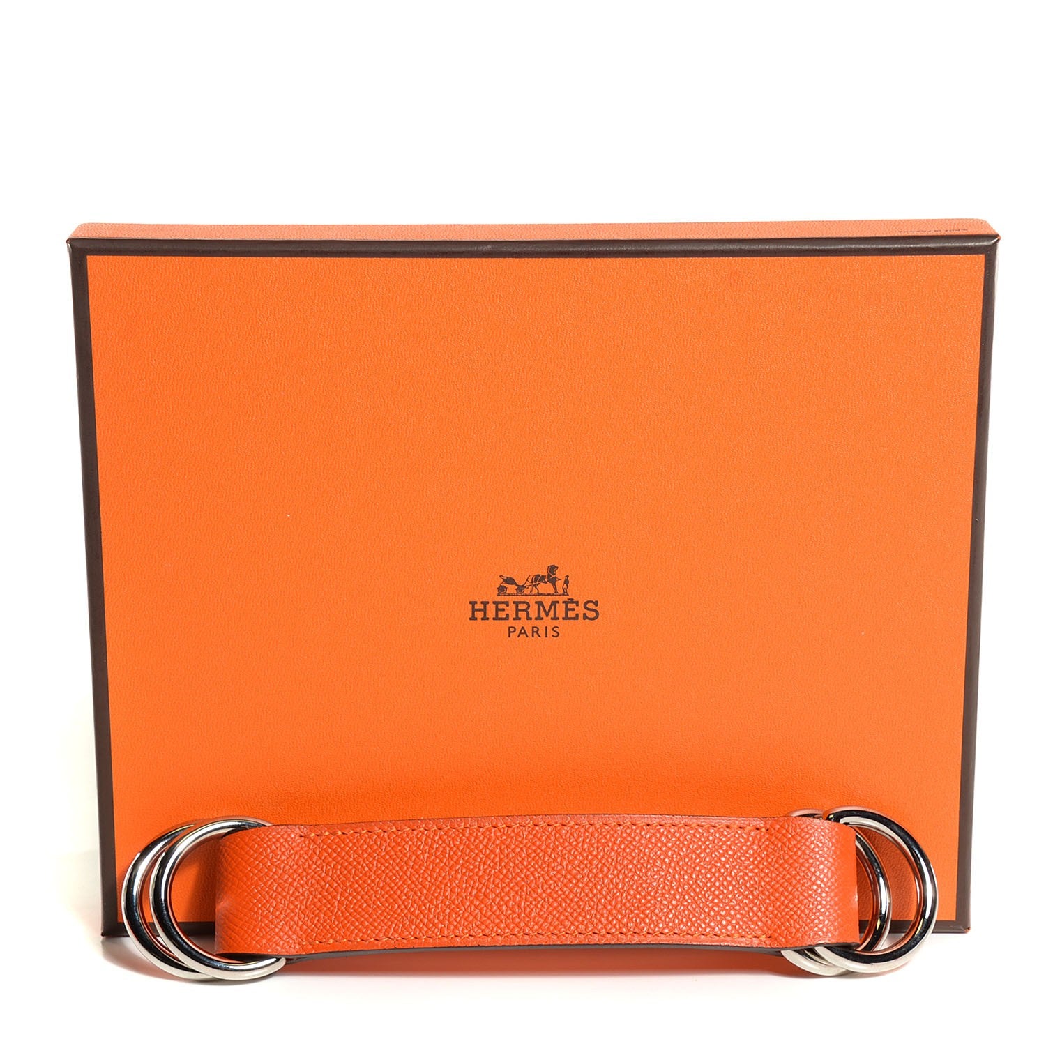 Hermes Epsom Romance Belt Accessory Orange 7 of 7