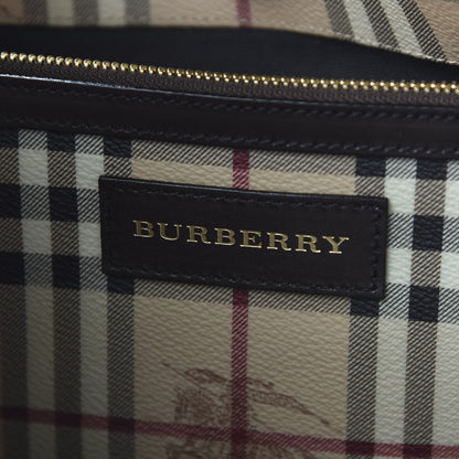 Burberry Haymarket Check Large Canterbury Tote Chocolate 8 of 10