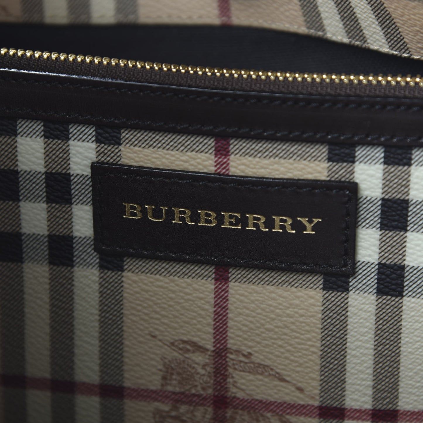 Haymarket Check Large Canterbury Tote Chocolate