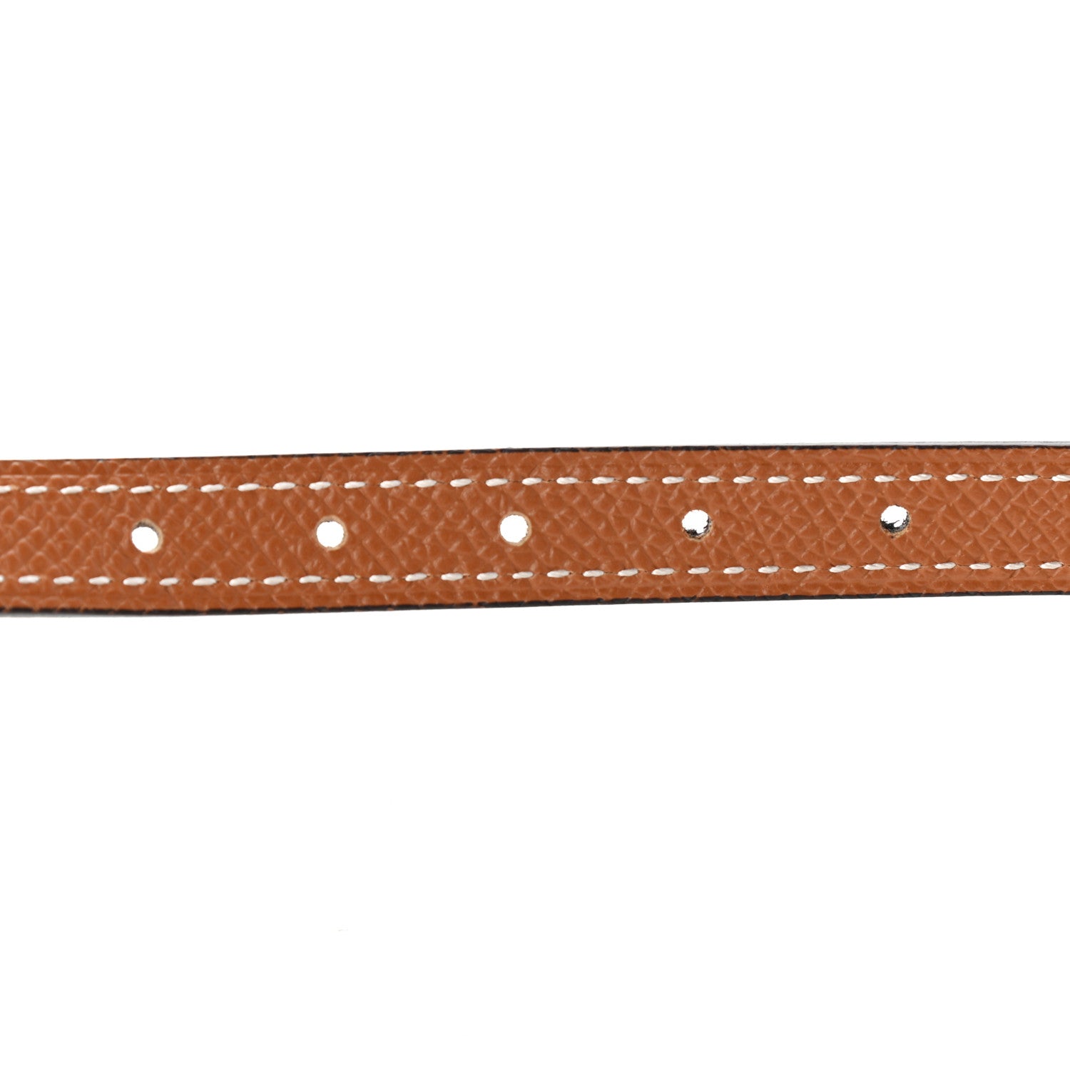 Hermes Epsom Swift 13mm Belt Strap 80 Gold Black 6 of 8