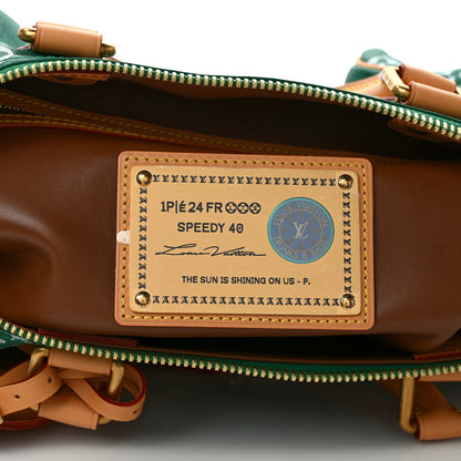Louis Vuitton Calfskin Monogram Speedy P9 Bandouliere 40 Green 7 of 11