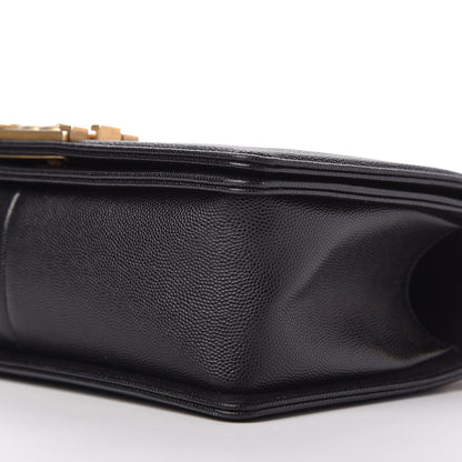 Chanel Caviar Quilted Medium Boy Flap Black 7 of 10