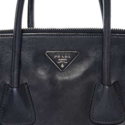Prada Glace Calf Twin Pocket Tote Baltico 6 of 11