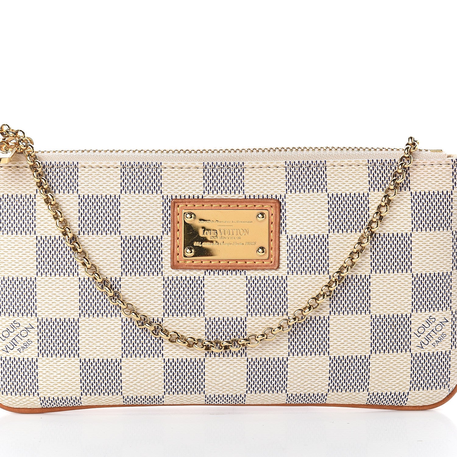 Louis Vuitton Damier Azur Pochette Milla MM 6 of 6