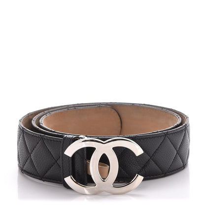 Chanel Caviar Quilted CC Belt 90 36 Black 1 of 9