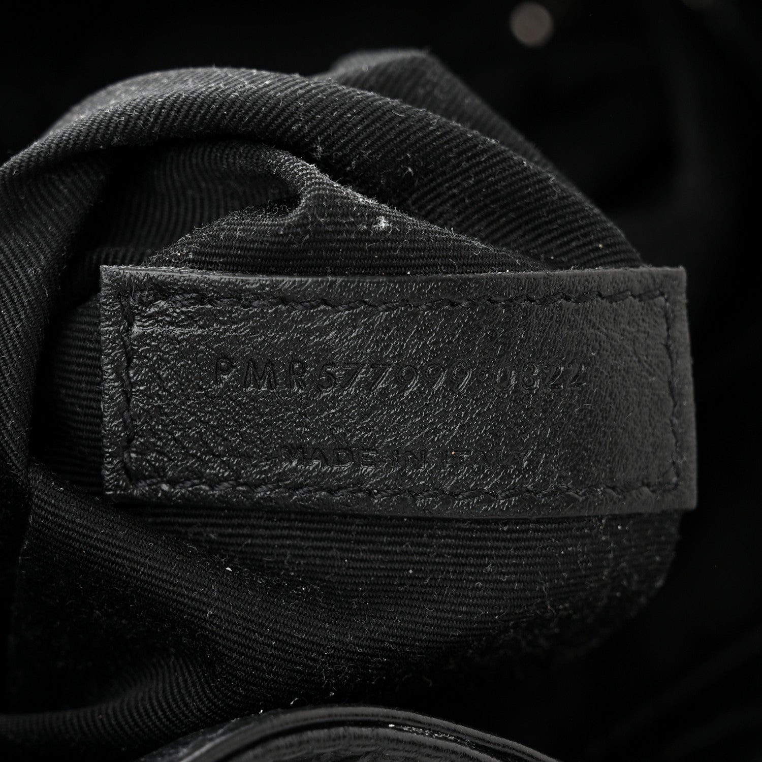 Saint Laurent Crinkled Calfskin Matelasse Monogram Medium Niki Shopper Tote Black 7 of 12