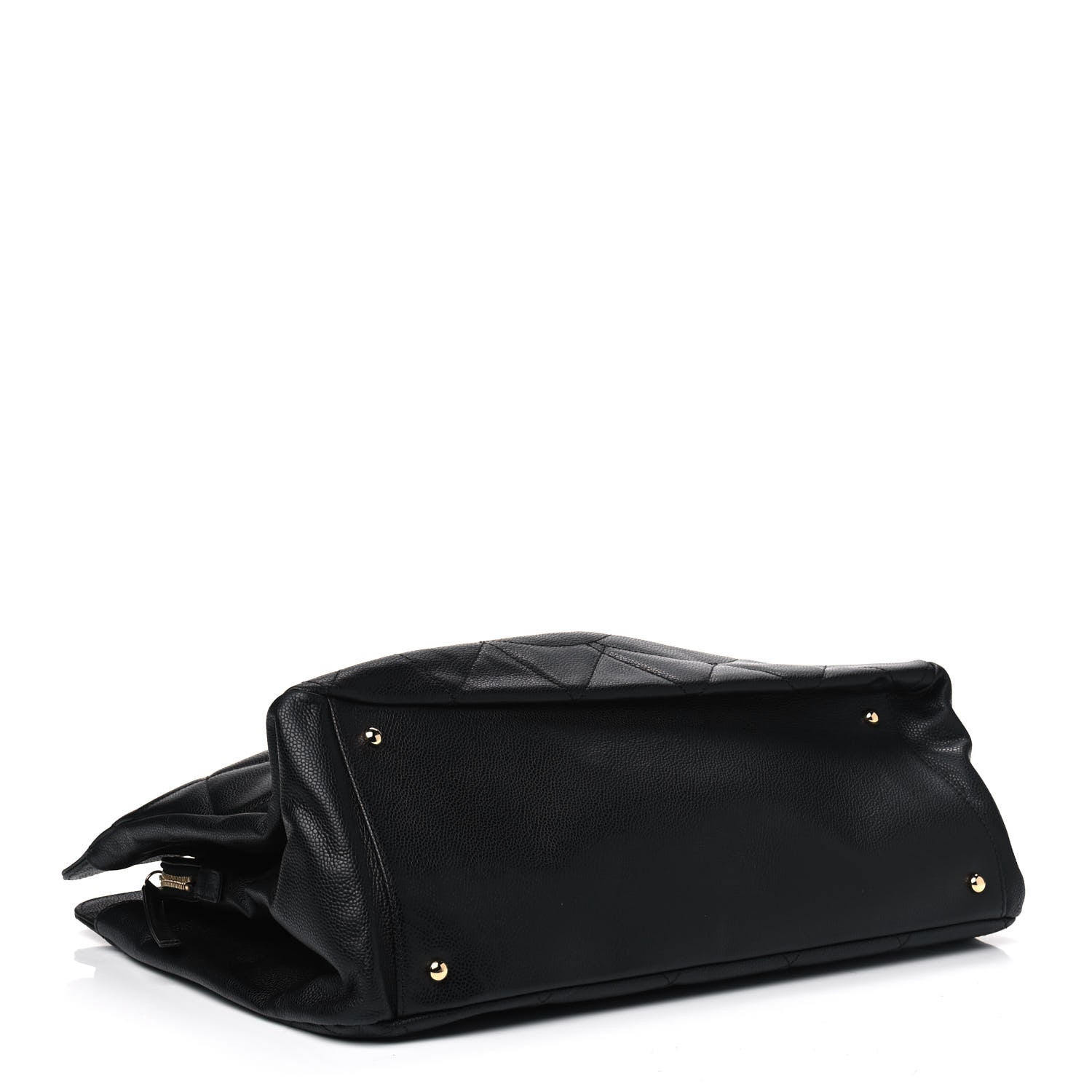 Chanel Soft Caviar Quilted CC Timeless Tote Black 3 of 5