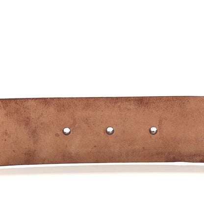 Gucci GG Supreme Monogram Niagara Lux Calfskin Interlocking G 40mm Belt 95 38 Beige Ebony Cocoa 4 of 7