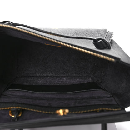 Celine Grained Calfskin Micro Belt Bag Black 5 of 10