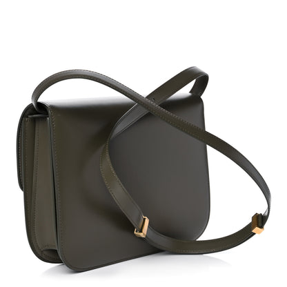 Celine Box Calfskin Medium Classic Box Flap Bag Army Green 2 of 9