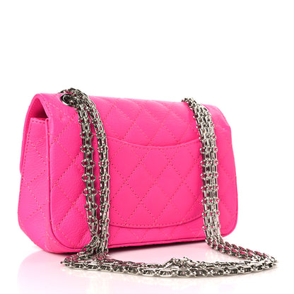 Chanel Goatskin Quilted 2.55 Reissue Mini Flap Fluorescent Pink 3 of 9