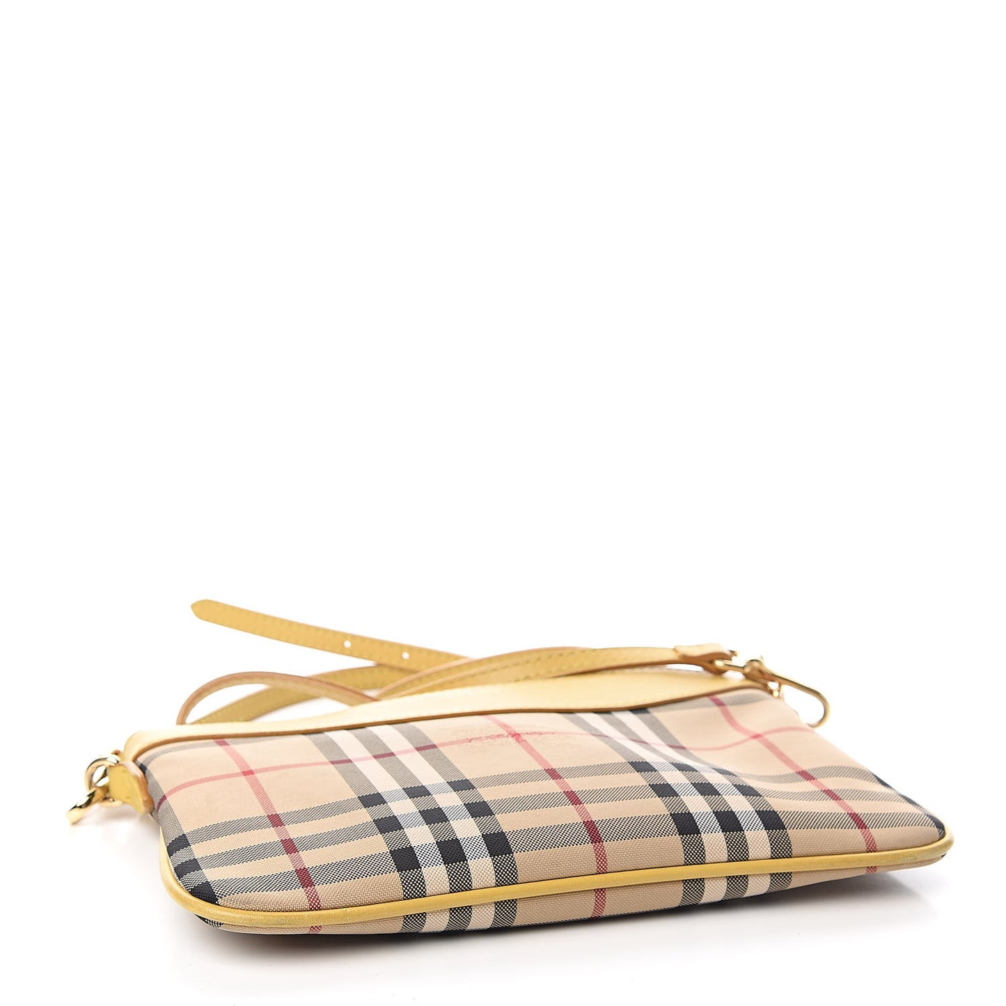 Horseferry Check Peyton Crossbody Clutch Bag Yellow
