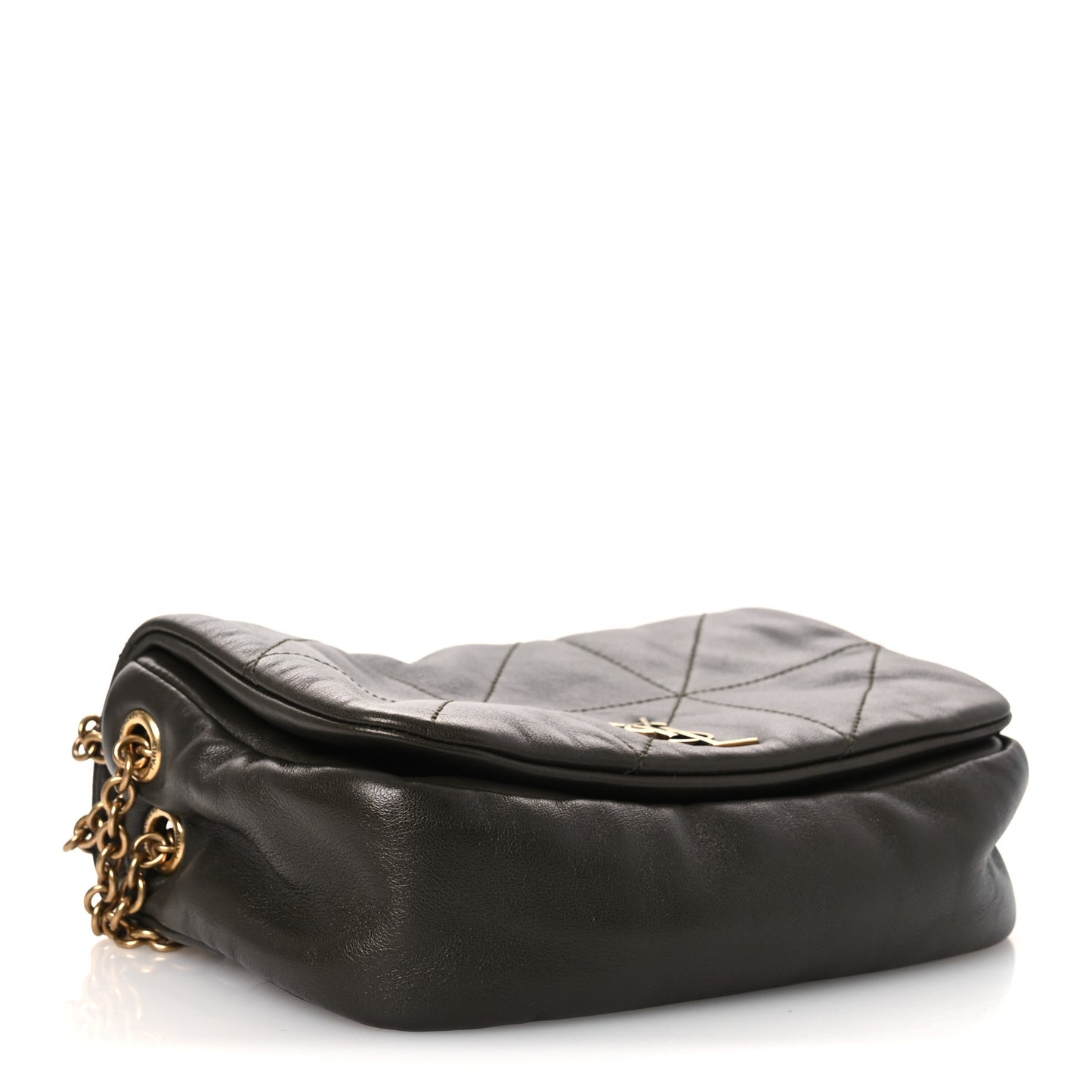 Lambskin Matelasse Monogram Small Jamie 4.3 Light Musk