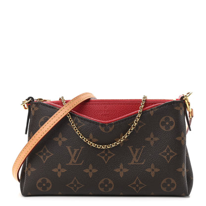 Louis Vuitton Monogram Pallas Clutch Cherry 1 of 9