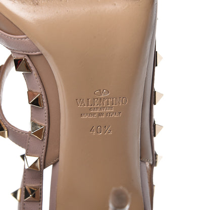 Valentino Garavani Nappa Rockstud Ankle Strap Pumps 40.5 Poudre 11 of 13