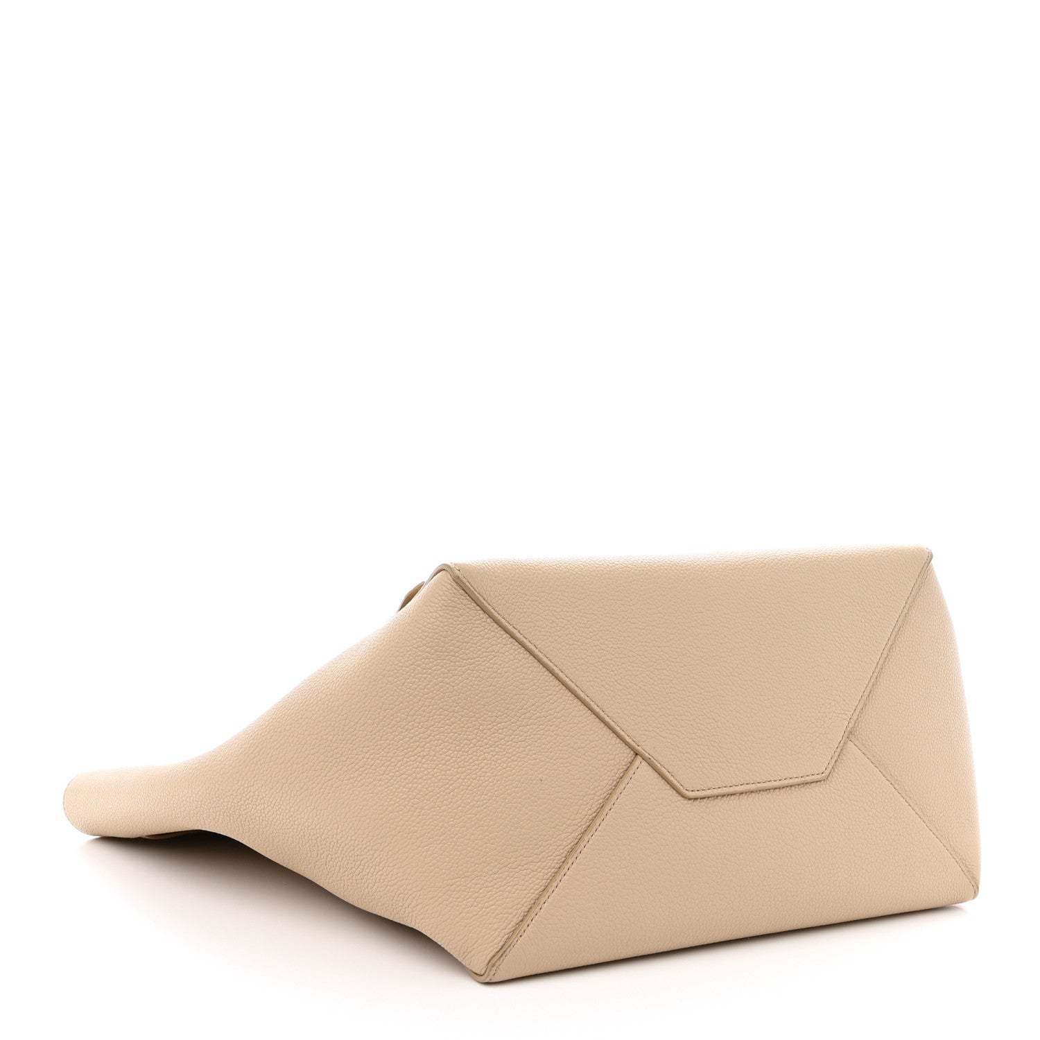 Celine Soft Grained Calfskin Medium Belt Cabas Phantom Beige 4 of 10
