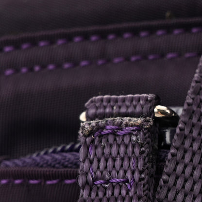 Prada Tessuto Nylon Small Flat Messenger Bag Granato 11 of 11