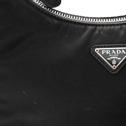Prada Nylon Re-Edition 2005 Shoulder Bag Black 12 of 12