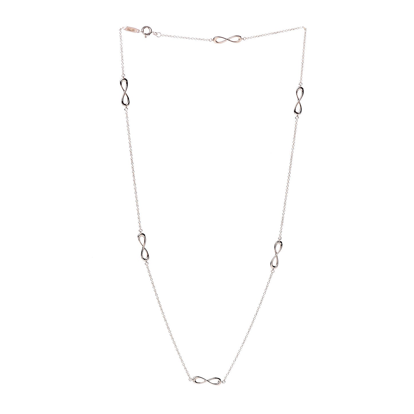 18K Rose Gold Infinity Endless Necklace